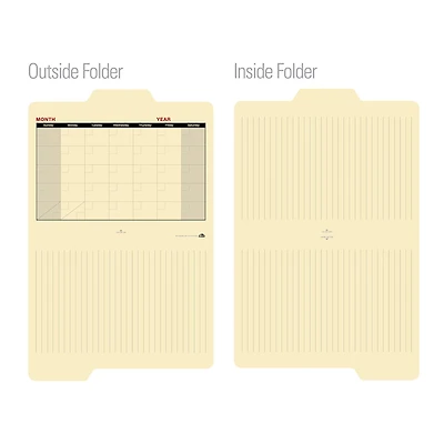 Find It Trading Manila Calendar Folder, 12ct.