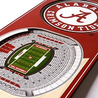 NCAA 6" x 19" StadiumView 3D Banner