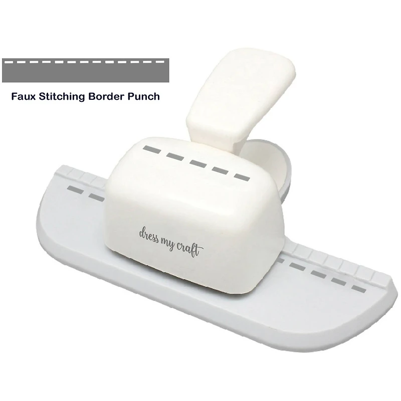 Dress My Craft® Faux Stitching Border Punch