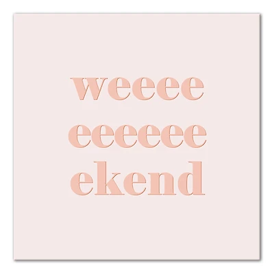 Retro Weekend Canvas Wall Art