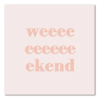 Retro Weekend Canvas Wall Art