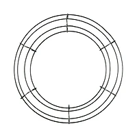 10 Pack: 12" Wire Wreath Frame by Ashland®