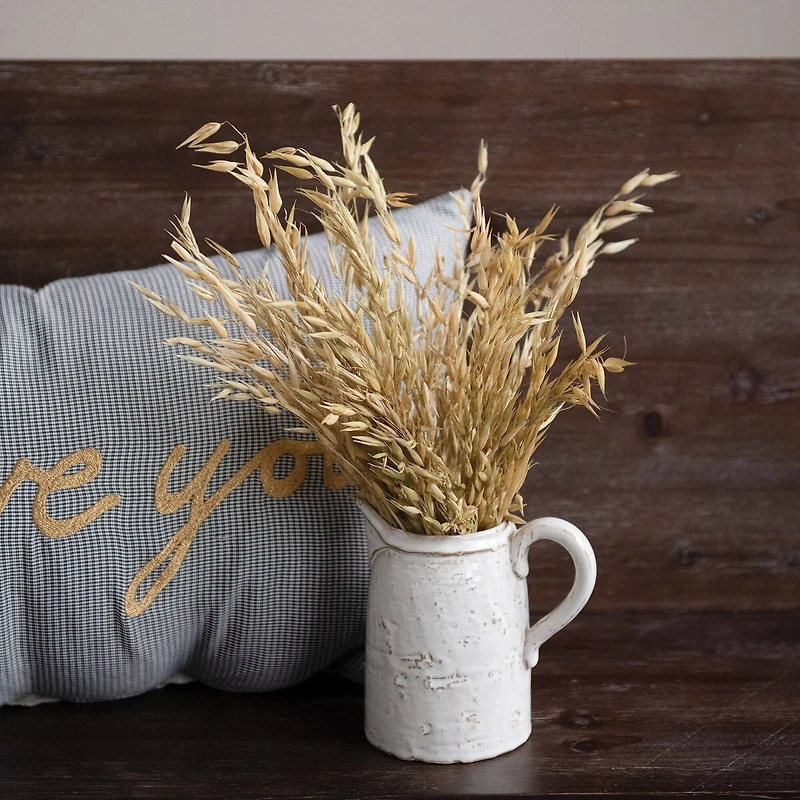 Hello Honey® White Stoneware Pitcher