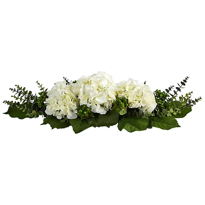 9" Hydrangea & Eucalyptus Floral Arrangement