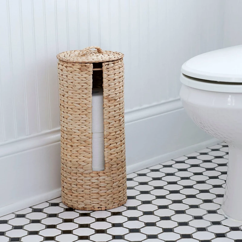 Household Essentials Wicker Bathroom Accessories Set