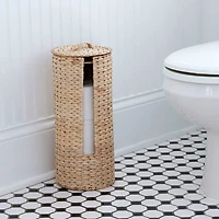 Household Essentials Wicker Bathroom Accessories Set