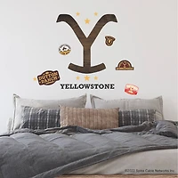 RoomMates Yellowstone Dutton Ranch Logo Giant Peel & Stick Wall Decals