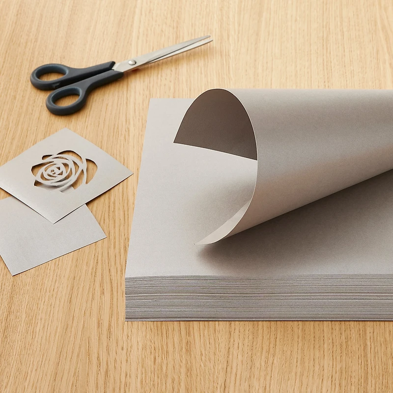 Silver Shimmer 8.5" x 11" Cardstock Paper by Recollections™, 100 Sheets