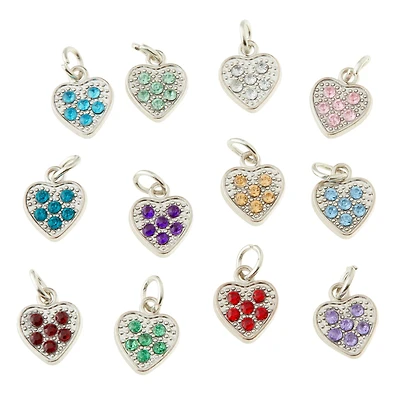 12 Packs: 12 ct. (144 total) Heart Charms by Bead Landing™