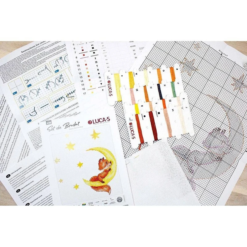 Luca-s Fox 3 Counted Cross Stitch Kit
