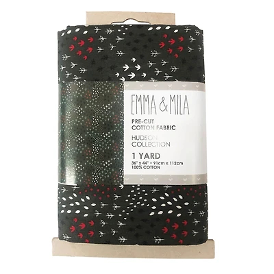 Emma & Mila® Hudson Collection Field Carbon Precut Cotton Fabric, 4ct.