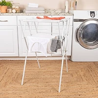 Household Essentials 34" White Clothes Drying Rack