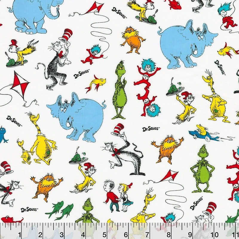Dr. Seuss™ Characters Cotton Fabric