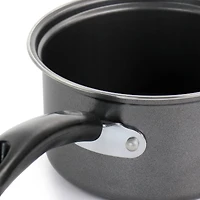 Gibson Everyday® Highberry 3-Piece Gray Nonstick Carbon Steel Cookware Set