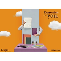 Fabriano Ecoqua Wine Original Staple-Bound Lined Notebook