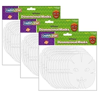 3 Packs: 40 ct. (120) Creativity Street® Die-Cut Dimensional Paper Masks