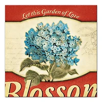 Let It Blossom 16" x 16" Canvas Wall Art