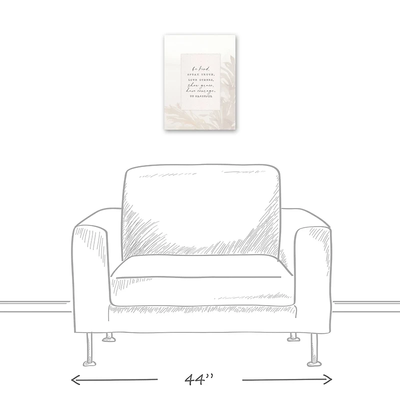 Be Kind 12" x 16" Canvas Wall Art