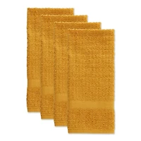 DII® Solid Honey Gold Waffle Terry Dish Towels, 4ct.