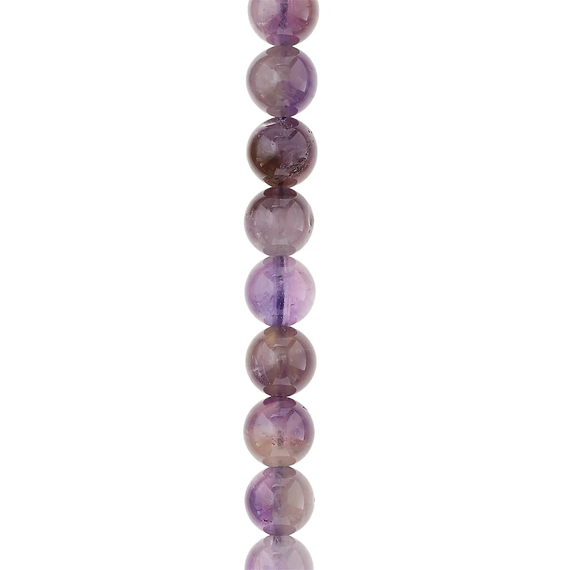 12 Pack: Amethyst Round Beads, 8mm by Bead Landing™