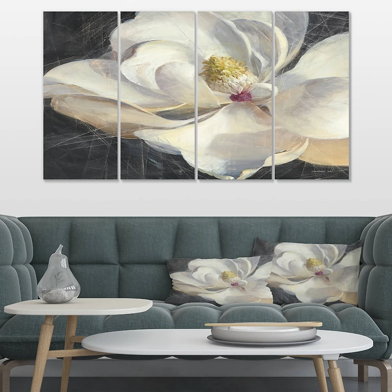 Designart - Vivid White Magnolia IV