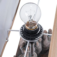 Hello Honey® 13" Rabbit Table Lamp with Rectangle Linen Shade