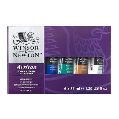 6 Pack: Winsor & Newton® Artisan Water Mixable Oil Colour™ 6 Tube Beginner Set