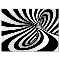 Designart - Spiral Black n White