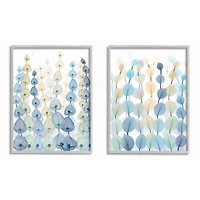 Stupell Industries Blue & Green Seaweed & Ocean Plants Gray Framed Wall Art Set