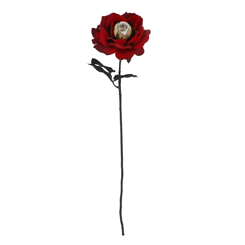 28" Burgundy Eyeball Rose Stem by Ashland®