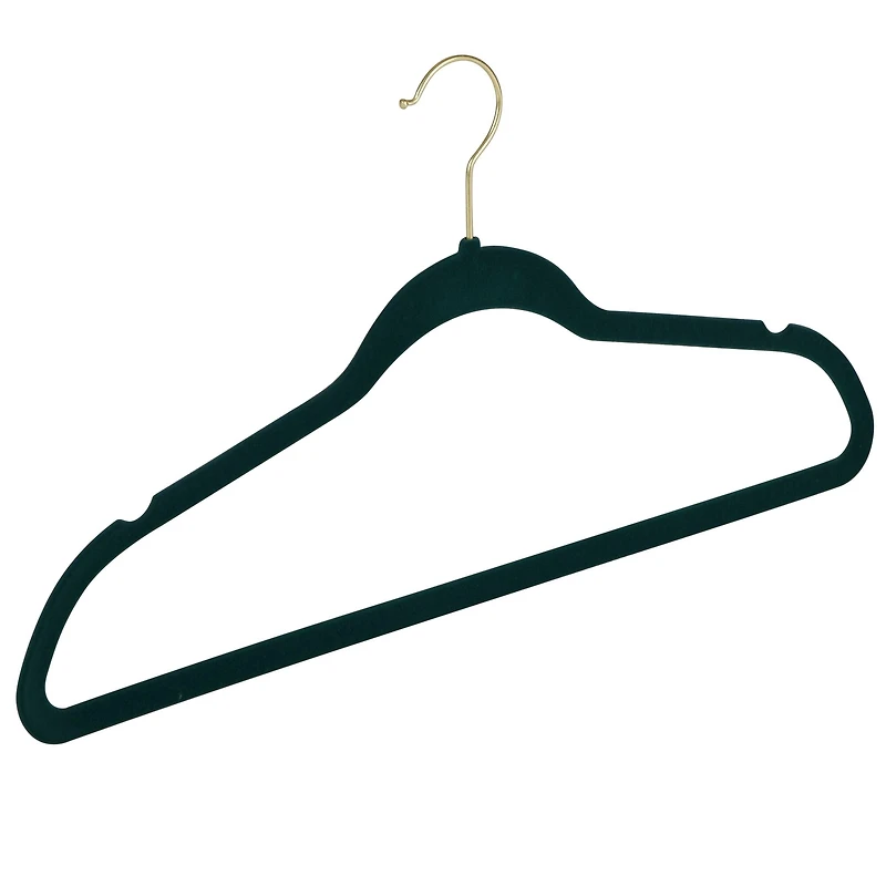 Simplify Super Slim Velvet Hangers with Gold Hook