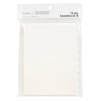 Scalloped Folded Cards & Envelopes by Recollections