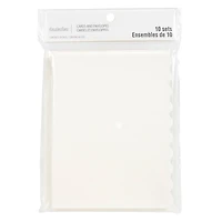 Scalloped Folded Cards & Envelopes by Recollections