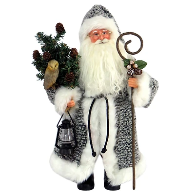 Santa's Workshop 15" Santa & Owl