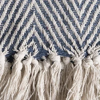 DII® French Blue Urban Chevron Throw
