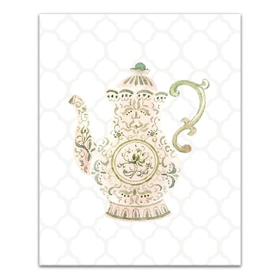 Tea Pot Lattice 16" x 20" Canvas Wall Art