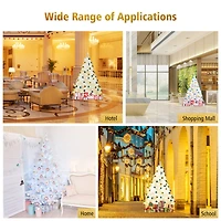 Costway 6ft. Unlit Hinged Pine Artificial Christmas Tree