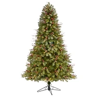 6.5ft. Pre-Lit Big Sky Spruce Artificial Christmas Tree, Clear LED Lights