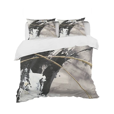 Designart 'Glam Painted Arcs I' Glam Bedding Set