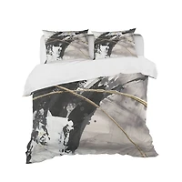 Designart 'Glam Painted Arcs I' Glam Bedding Set