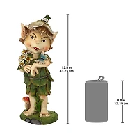 Design Toscano 12.5" Pixie Perry Elfin Gnome Garden Statue