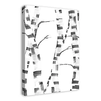 Abstract Birch Trees 20" x 30" Canvas Wall Art