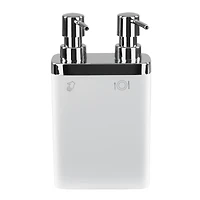 Kitchen Details White Dual Pump Soap & Lotion Dispenser