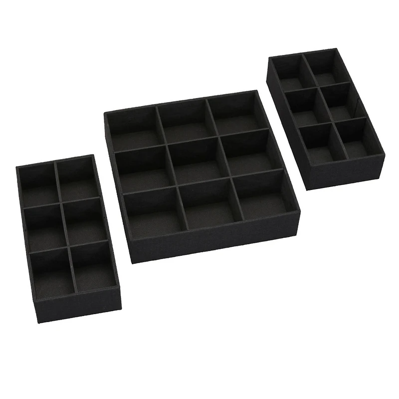 Household Essentials 3 Piece Drawer Organizers Starter Set