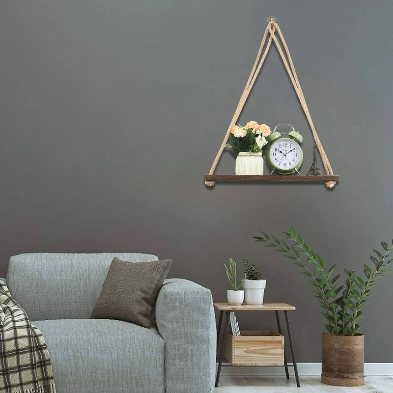 Brown Floating Shelves Set