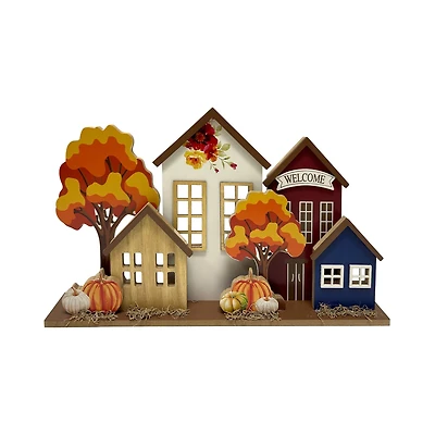 18.25" Welcome Houses Tabletop Décor by Ashland®