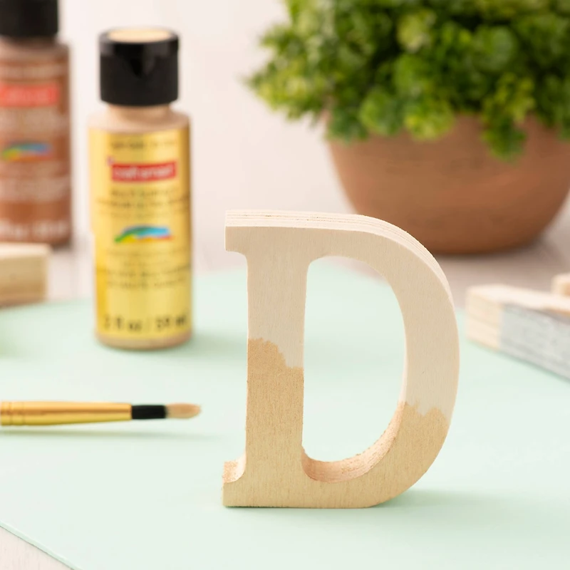 3" Chunky Wood Letter by Make Market