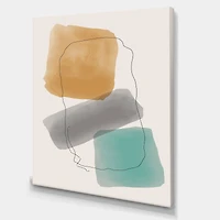 Designart - Minimal Elementary Organic And Geometric Compostions XXXXII