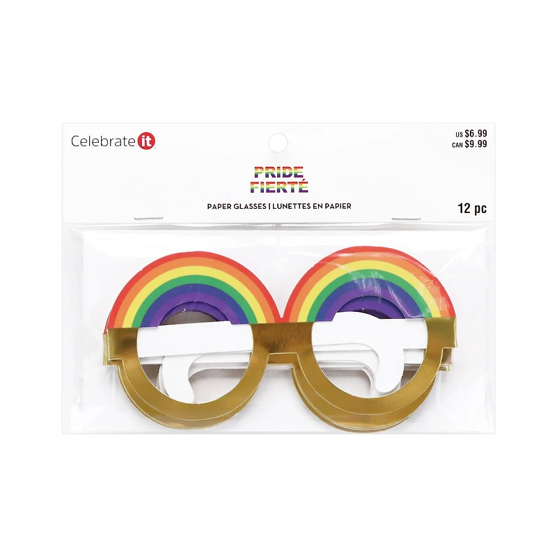 Pride Paper Glasses, 12ct. by Celebrate It™