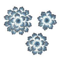Blue Metal Coastal Wall Décor Set
